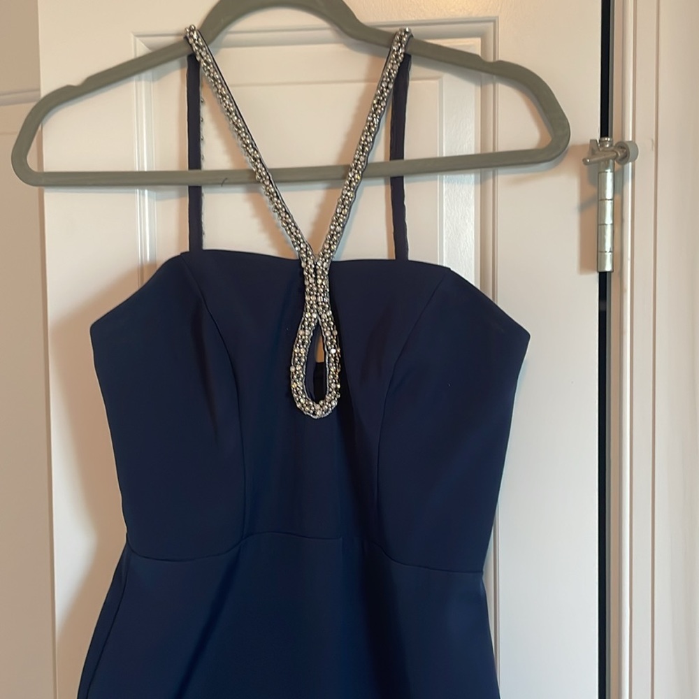 Aqua gown worn once! - Picture 4 of 15